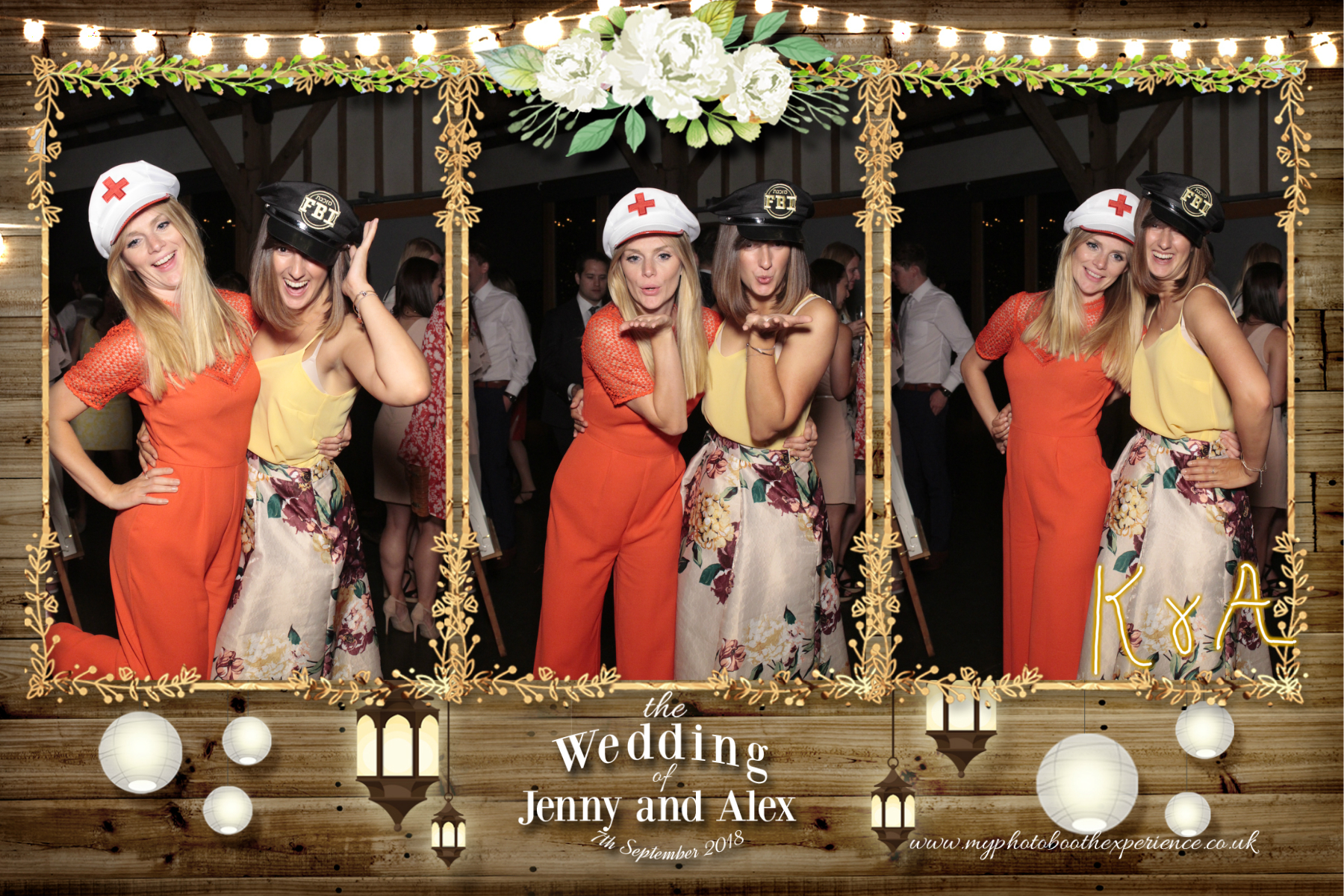 Jenny & Alex's Wedding | View more photos from the event at gallery.myphotoboothexperience.co.uk/u/MyPhotoBoothExperienceLtd/Jenny-Alexs-Wedding